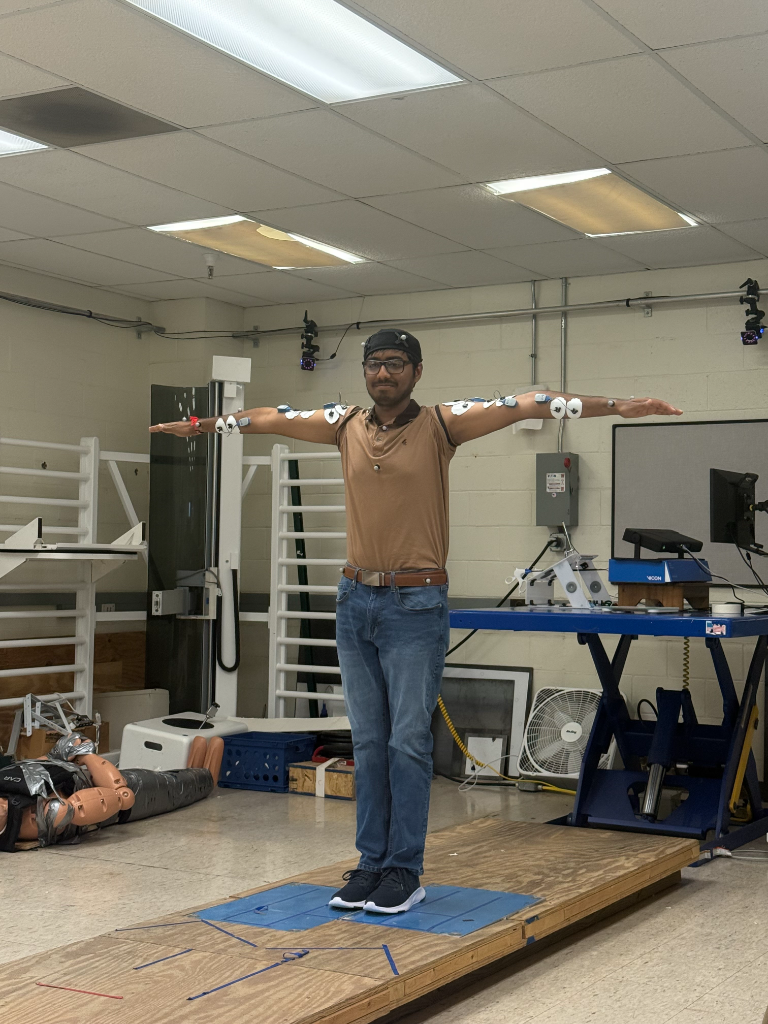 Vicon motion capture pose analysis